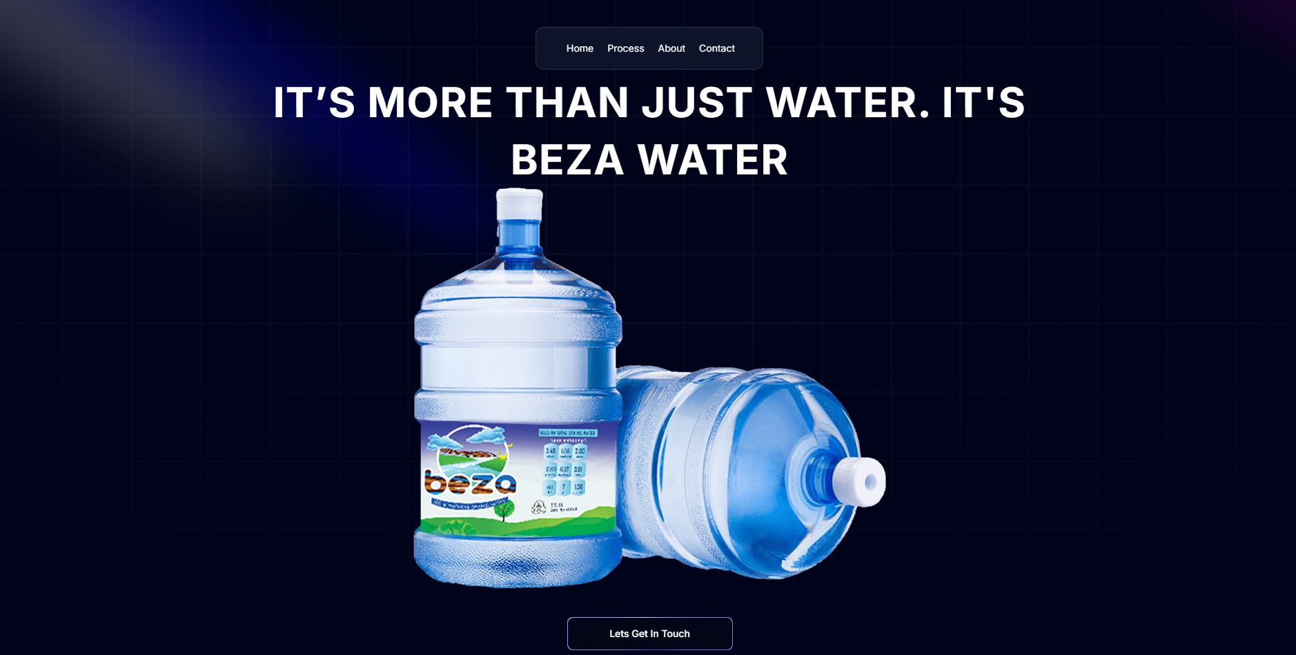 Beza Spring Water Website